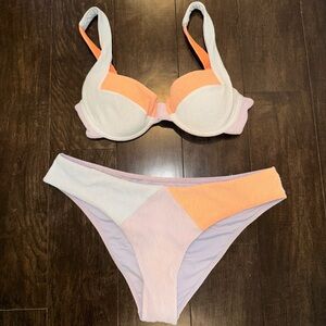 Vetchy Candy Bikini Set - Top/medium, bottom/large - SEE DESCRIPTION!!